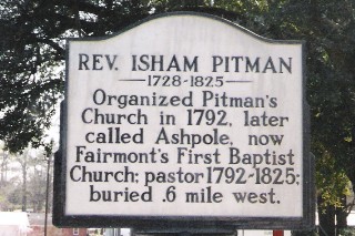 pitman plaque